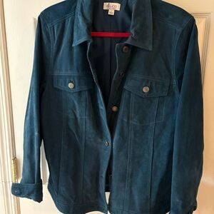 Women's Teal Jean Jacket